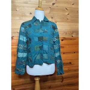 Nativewear Designs Set Size Small Vintage Patchwork Teal Maxi